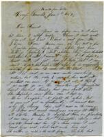Alanson Royce Letter : January 5, 1862