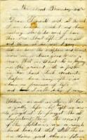Albert W Barber Letter : September 25 1863
