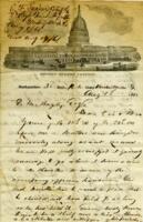 David Bagley Letter : August 8, 1861
