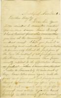 David Bagley Letter : December 6, 1861