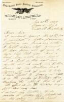 David Bagley Letter : January 16, 1864