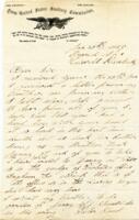 David Bagley Letter : January 21, 1865