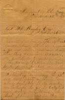 David Bagley Letter : March 27, 1865