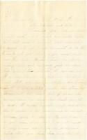 Bamber Family Letter : April 30, 1863