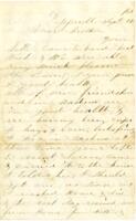 Bamber Family Letter : September 20, 1861