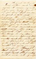 Bamber Family Letter : August 18 & September 18, 1864