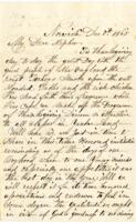 Bamber Family Letter : December 7, 1865