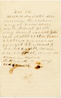 Benjamin B. Brock Letter : no date (February 28, 1863?)