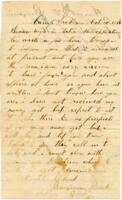 Benjamin B. Brock Letter : October 14, 1862