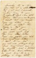 Benjamin B. Brock Letter : November 24, 1862