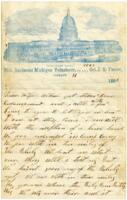 Benjamin B. Brock Letter : December 1862 (Camp Casey)