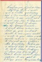 Benjamin B. Brock Letter : April 15, 1862