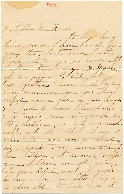 Katherine Kemp Letter : Date Unknown