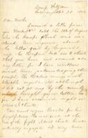 Bostock Letters : September 20, 1862