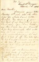 Bostock Letter : March 2, 1863