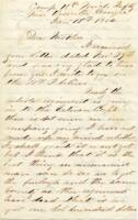 Bostock Letter : January 15, 1864