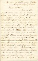 Bostock Letter : May 29, 1864