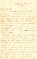 Bostock Letter : December 8, 1862