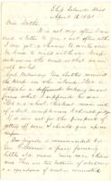 Bostock Letter : April 12, 1861