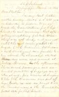 Bostock Letters : March 15, 1862