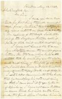 Campbell Letter : May 16, 1860