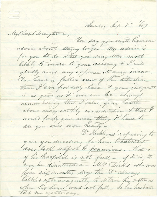 Cathcart Letter : September 8, 1866
