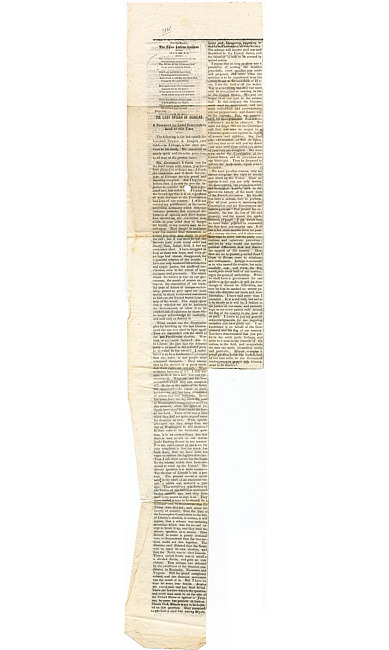 Cathcart Newspaper Clippings, 1860-61 : "The Last Speech of Douglas," June 1861