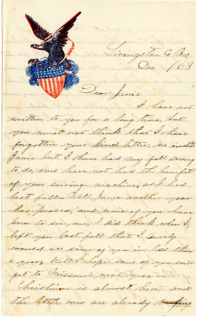 Cathcart Letter : December 1863