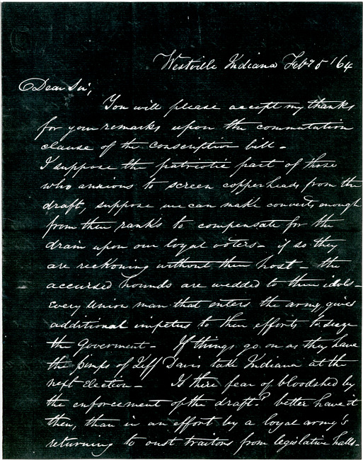 Cathcart Letter : February 5, 1864