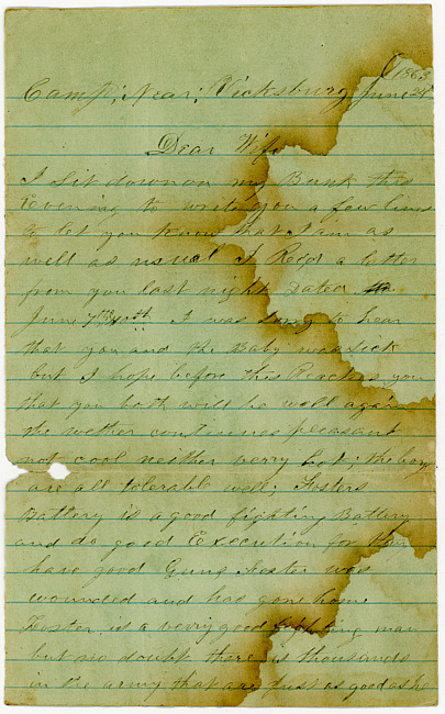 Thomas J. Davis Letter : June 24, 1863