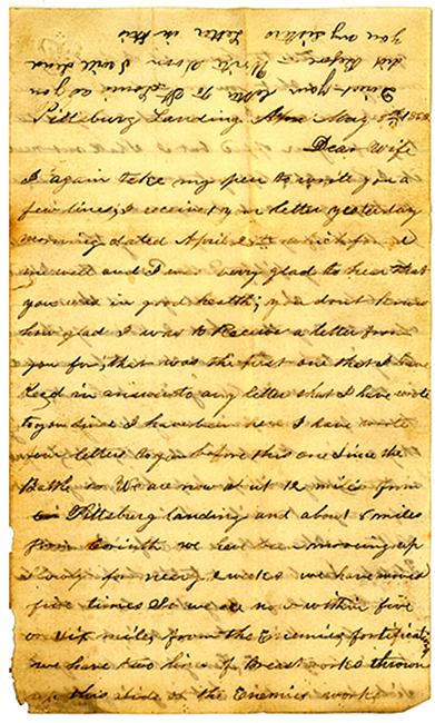 Thomas J. Davis Letter : May 8, 1862