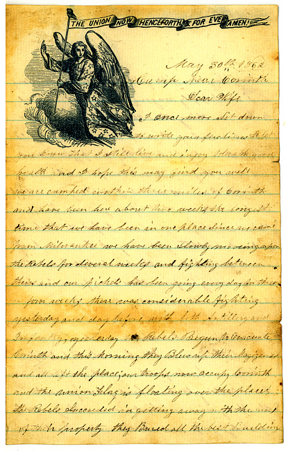 Thomas J. Davis Letter : May 30, 1862