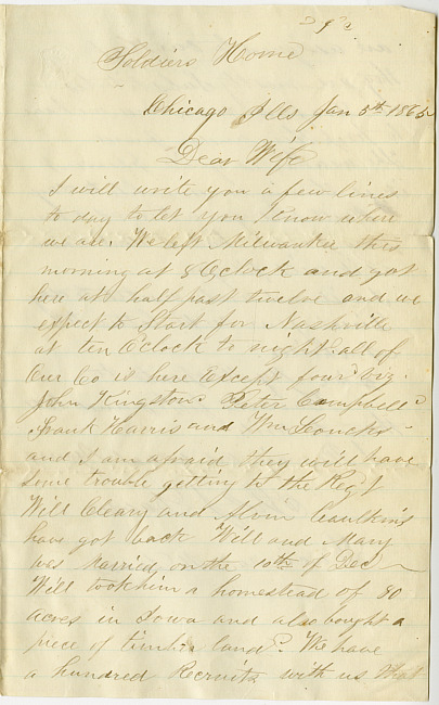 Thomas J. Davis Letter : January 5, 1865