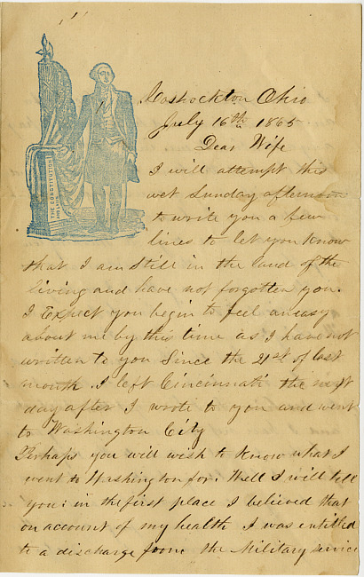 Thomas J. Davis Letter : July 16, 1865