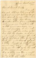 Jefferson S. Dowd Letter : July 20, 1862