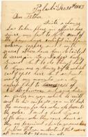 Jefferson S. Dowd Letter : December 30, 1863