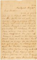Henry Horace Dowd Letter : August 19, 1864