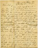 Eaegle Family Letter : January 8, 1865