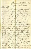 Eaegle Family Letter : January 19, 1865
