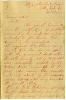 Eaegle Family Letter : February 1, 1865