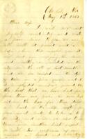 Eaegle Family Letter : May 1, 1865