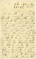 Eaegle Family Letter : October 4, 1865
