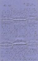 Eaegle Family Letter : October 15, 1865