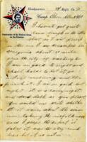 Eaegle Family Letter : 1861