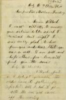 Eaegle Family Letter : July 21, 1862