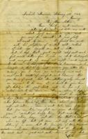 Edwin Holmes Letter : February 4 1863