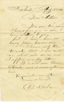 Edwin Holmes Letter : May 10 1863