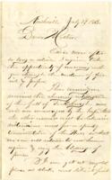 Edwin Holmes Letter : July 13 1863