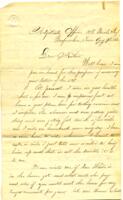 Edwin Holmes Letter : August 13 1863