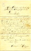 Edwin Holmes Letter : September 8 1863